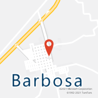 Mapa com localização da Agência AC BARBOSA