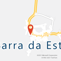 Mapa com localização da Agência AC BARRA DA ESTIVA