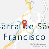Mapa com localização da Agência AC BARRA DE SAO FRANCISCO