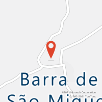Mapa com localização da Agência AC BARRA DE SAO MIGUEL
