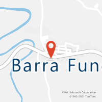 Mapa com localização da Agência AC BARRA FUNDA