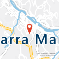 Mapa com localização da Agência AC BARRA MANSA