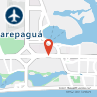 Mapa com localização da Agência AC BARRA SHOPPING