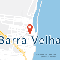Mapa com localização da Agência AC BARRA VELHA