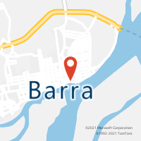 Mapa com localização da Agência AC BARRA