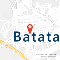 Mapa com localização da Agência AC BATATAIS