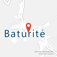 Mapa com localização da Agência AC BATURITE