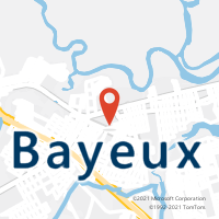 Mapa com localização da Agência AC BAYEUX