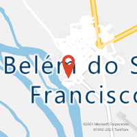 Mapa com localização da Agência AC BELEM DE SAO FRANCISCO