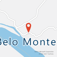 Mapa com localização da Agência AC BELO MONTE