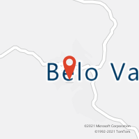 Mapa com localização da Agência AC BELO VALE