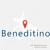 Mapa com localização da Agência AC BENEDITINOS