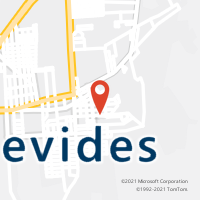 Mapa com localização da Agência AC BENEVIDES
