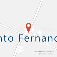Mapa com localização da Agência AC BENTO FERNANDES