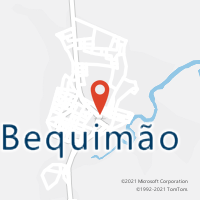 Mapa com localização da Agência AC BEQUIMAO