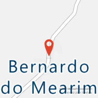 Mapa com localização da Agência AC BERNARDO DO MEARIM