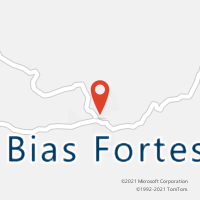 Mapa com localização da Agência AC BIAS FORTES