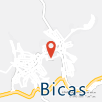 Mapa com localização da Agência AC BICAS