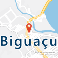 Mapa com localização da Agência AC BIGUACU