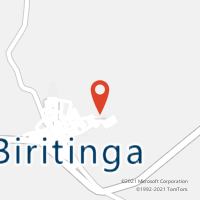 Mapa com localização da Agência AC BIRITINGA