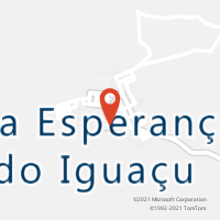Mapa com localização da Agência AC BOA ESPERANCA DO IGUACU
