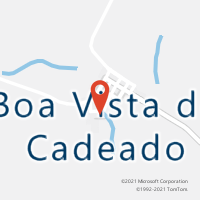 Mapa com localização da Agência AC BOA VISTA DO CADEADO
