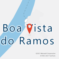 Mapa com localização da Agência AC BOA VISTA DO RAMOS