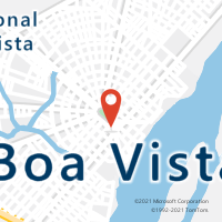 Mapa com localização da Agência AC BOA VISTA