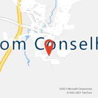 Mapa com localização da Agência AC BOM CONSELHO