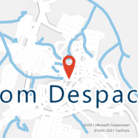 Mapa com localização da Agência AC BOM DESPACHO