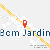 Mapa com localização da Agência AC BOM JARDIM