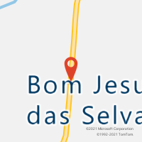 Mapa com localização da Agência AC BOM JESUS DAS SELVAS