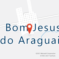 Mapa com localização da Agência AC BOM JESUS DO ARAGUAIA