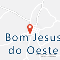 Mapa com localização da Agência AC BOM JESUS DO OESTE