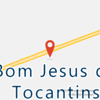 Mapa com localização da Agência AC BOM JESUS DO TOCANTINS