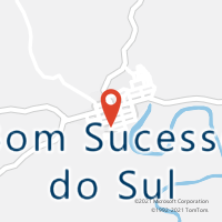 Mapa com localização da Agência AC BOM SUCESSO DO SUL