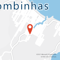Mapa com localização da Agência AC BOMBINHAS