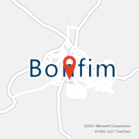 Mapa com localização da Agência AC BONFIM