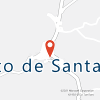 Mapa com localização da Agência AC BONITO DE SANTA FE