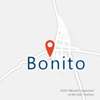 Mapa com localização da Agência AC BONITO