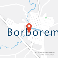 Mapa com localização da Agência AC BORBOREMA