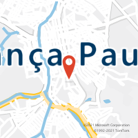 Mapa com localização da Agência AC BRAGANCA PAULISTA
