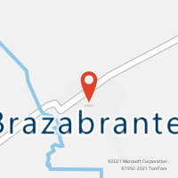 Mapa com localização da Agência AC BRAZABRANTES