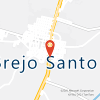 Mapa com localização da Agência AC BREJO SANTO