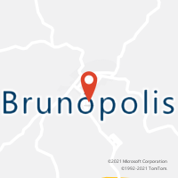Mapa com localização da Agência AC BRUNOPOLIS