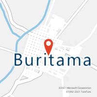 Mapa com localização da Agência AC BURITAMA