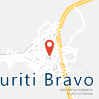 Mapa com localização da Agência AC BURITI BRAVO