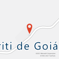 Mapa com localização da Agência AC BURITI DE GOIAS