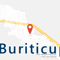 Mapa com localização da Agência AC BURITICUPU