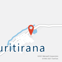 Mapa com localização da Agência AC BURITIRANA